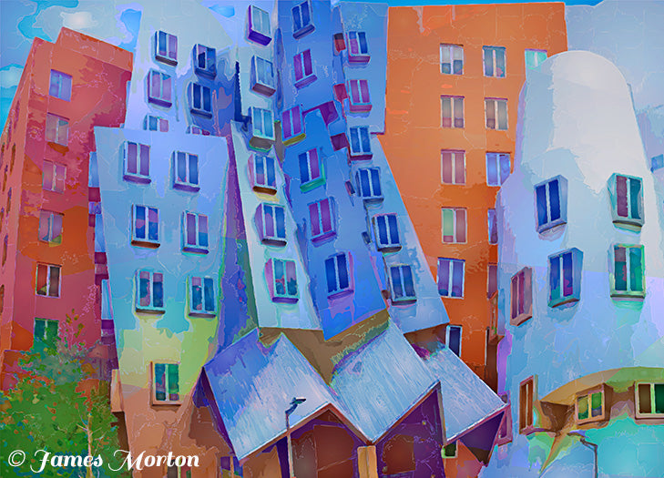 Experience the stunning MIT Stata Center in Cambridge MA with this Fine Art Print by Boston artist James Morton. Each print is carefully crafted with archival ink on premium canvas or watercolor paper. Elevate your space with this unique and original piece of art!