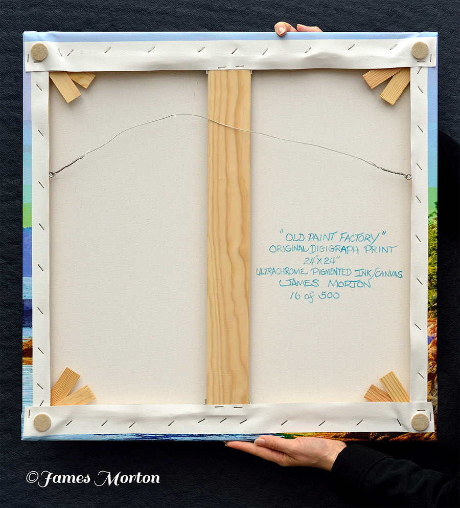 Fine Art Print of Old Paint Factory in Gloucester MA - Rocky Neck