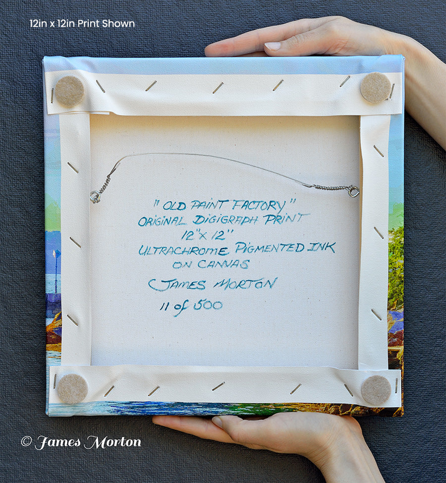 Fine Art Print of Old Paint Factory in Gloucester MA - Rocky Neck