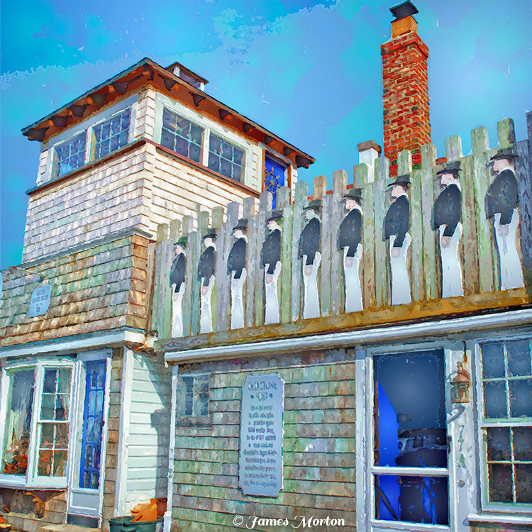 Stone Fort Fencibles - Rockport , MA- Fine Art Print of Old Stone Fort