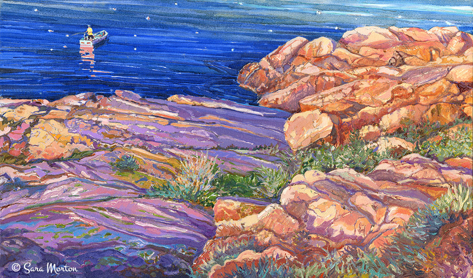 Painting of Rockport, Massachusetts - Headlands