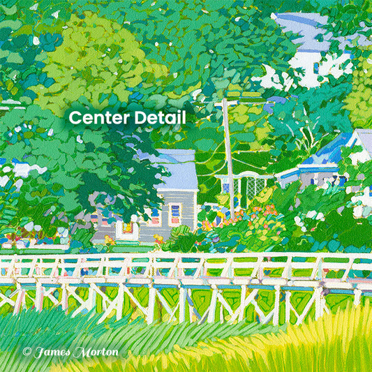Wellfleet MA Painting - Uncle Tim's Bridge & Tidal Marsh - Cape Cod Art Print
